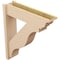 Ekena Millwork 8-in W x 32-in D x 36-in H Funston Trad Rough Cedar Woodgrain TimberThane Outlooker, Primed Tan OUTUR080X32X36FST04RCPR - alternate 4